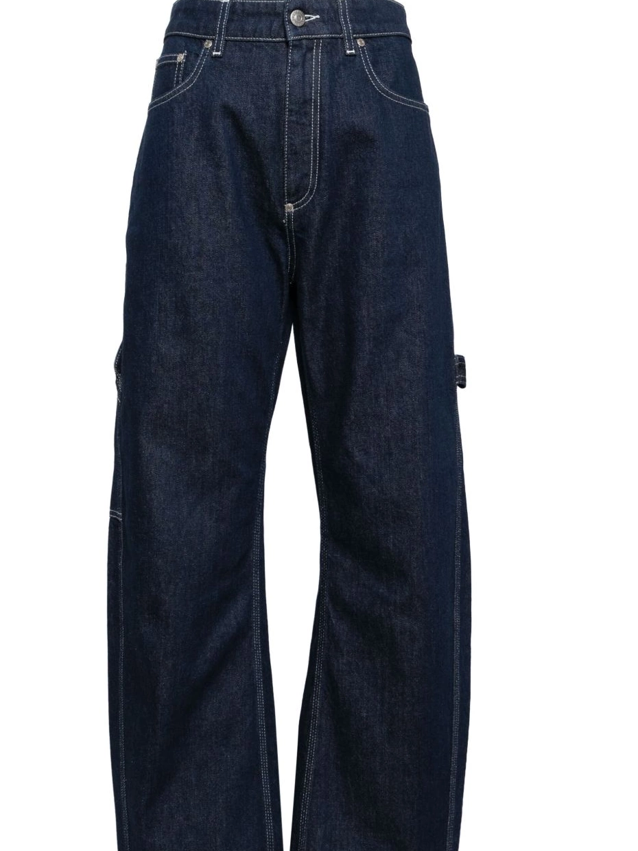 logo-patch straight-leg jeans Women Stella McCartney 0709